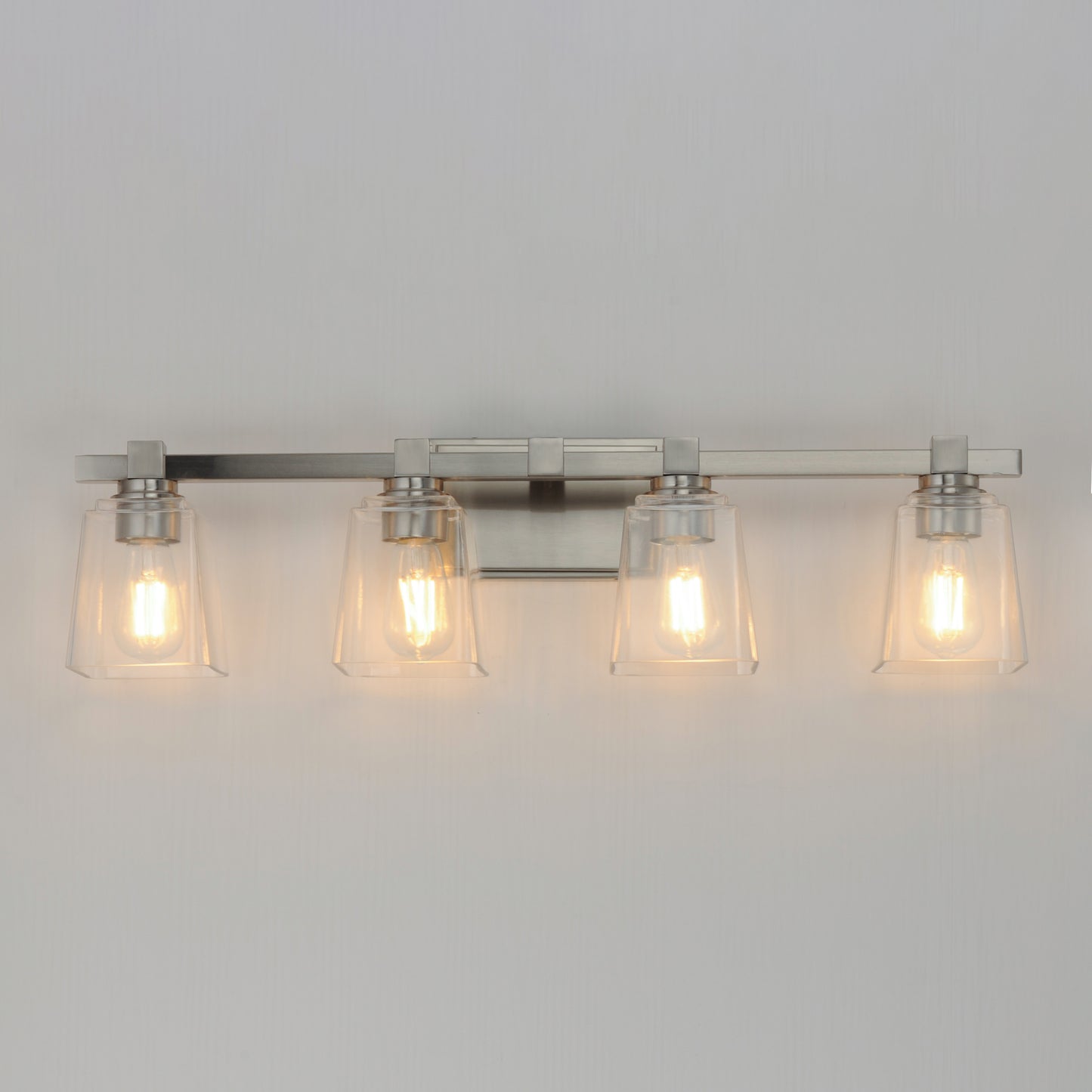 Cubos 4-Light Bath Vanity Satin Nickel by Maxim Lighting