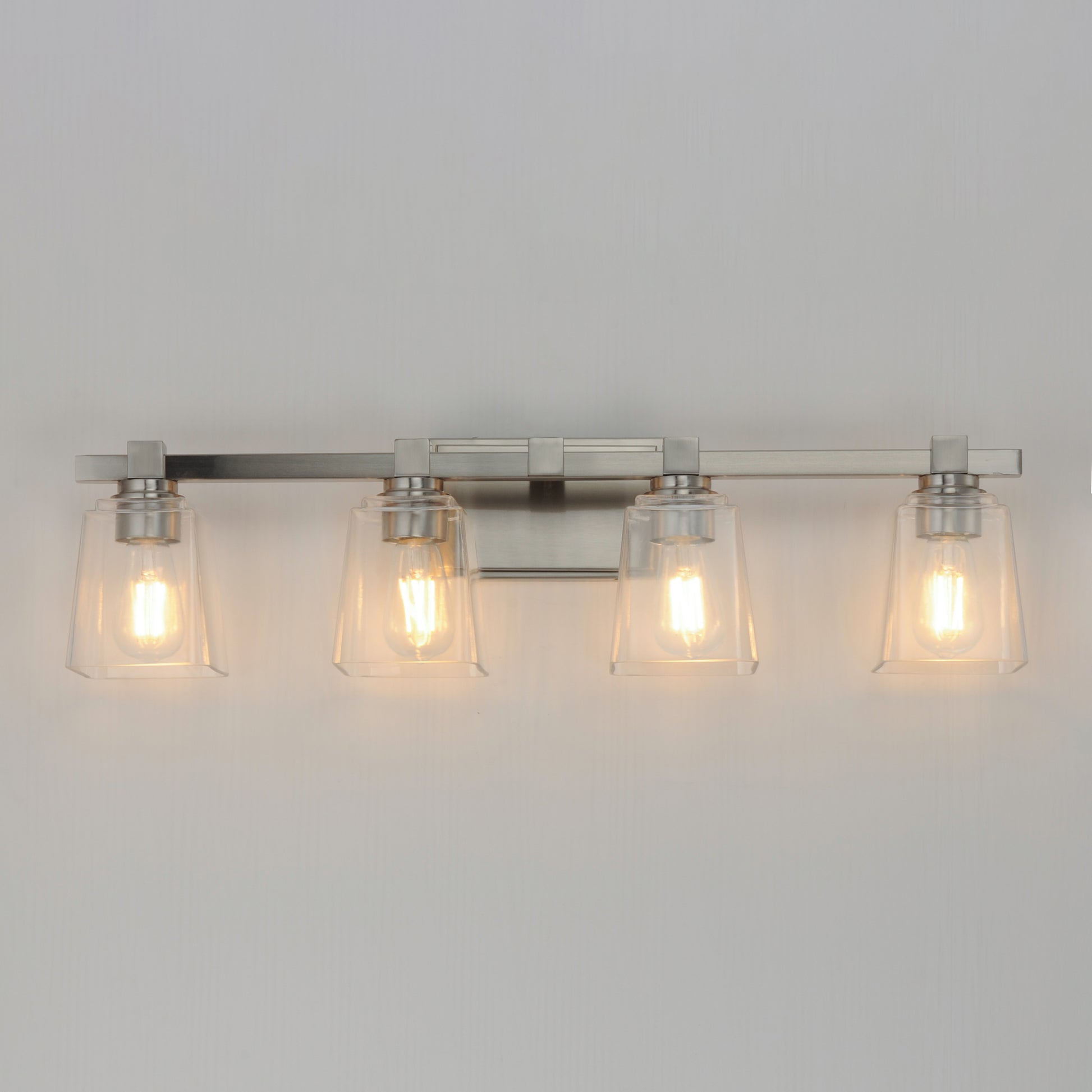 Cubos 4-Light Bath Vanity Satin Nickel by Maxim Lighting