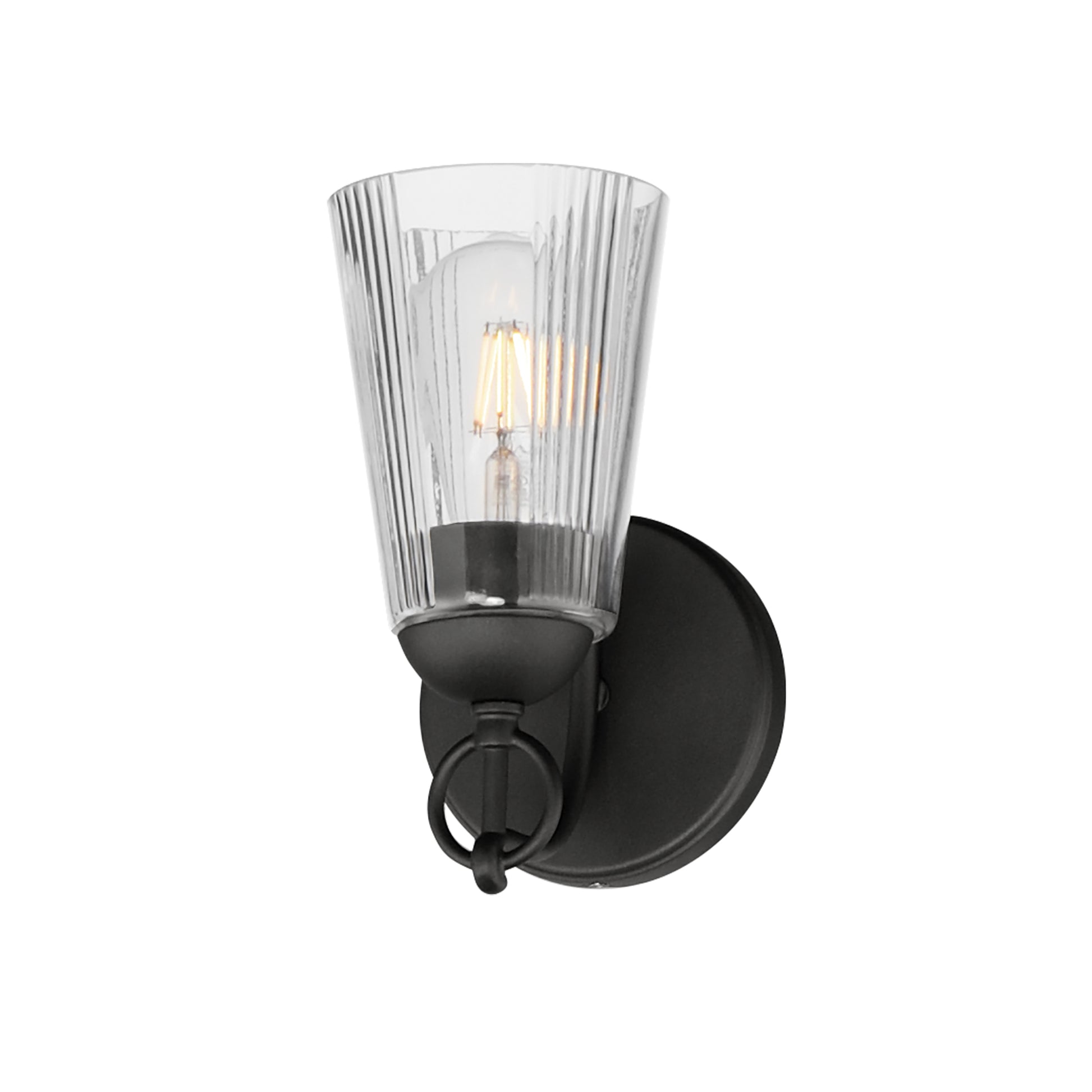 Jackson Hole Wall Sconce Black by Maxim Lighting