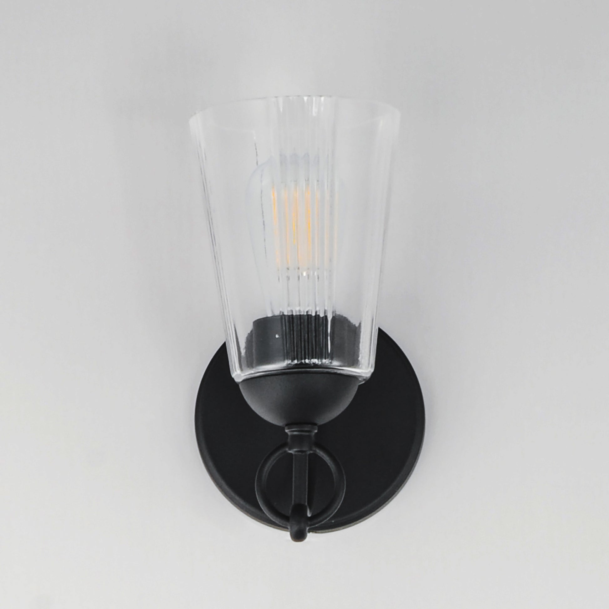 Jackson Hole Wall Sconce Black by Maxim Lighting