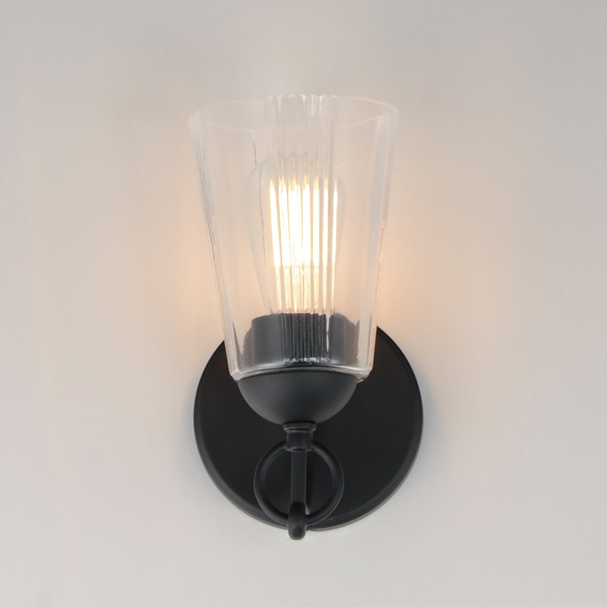 Jackson Hole Wall Sconce Black by Maxim Lighting