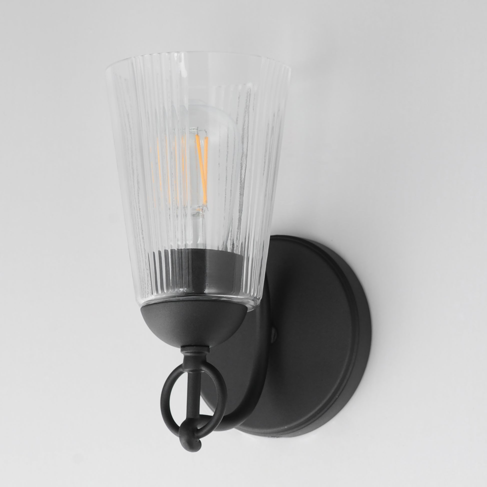 Jackson Hole Wall Sconce Black by Maxim Lighting