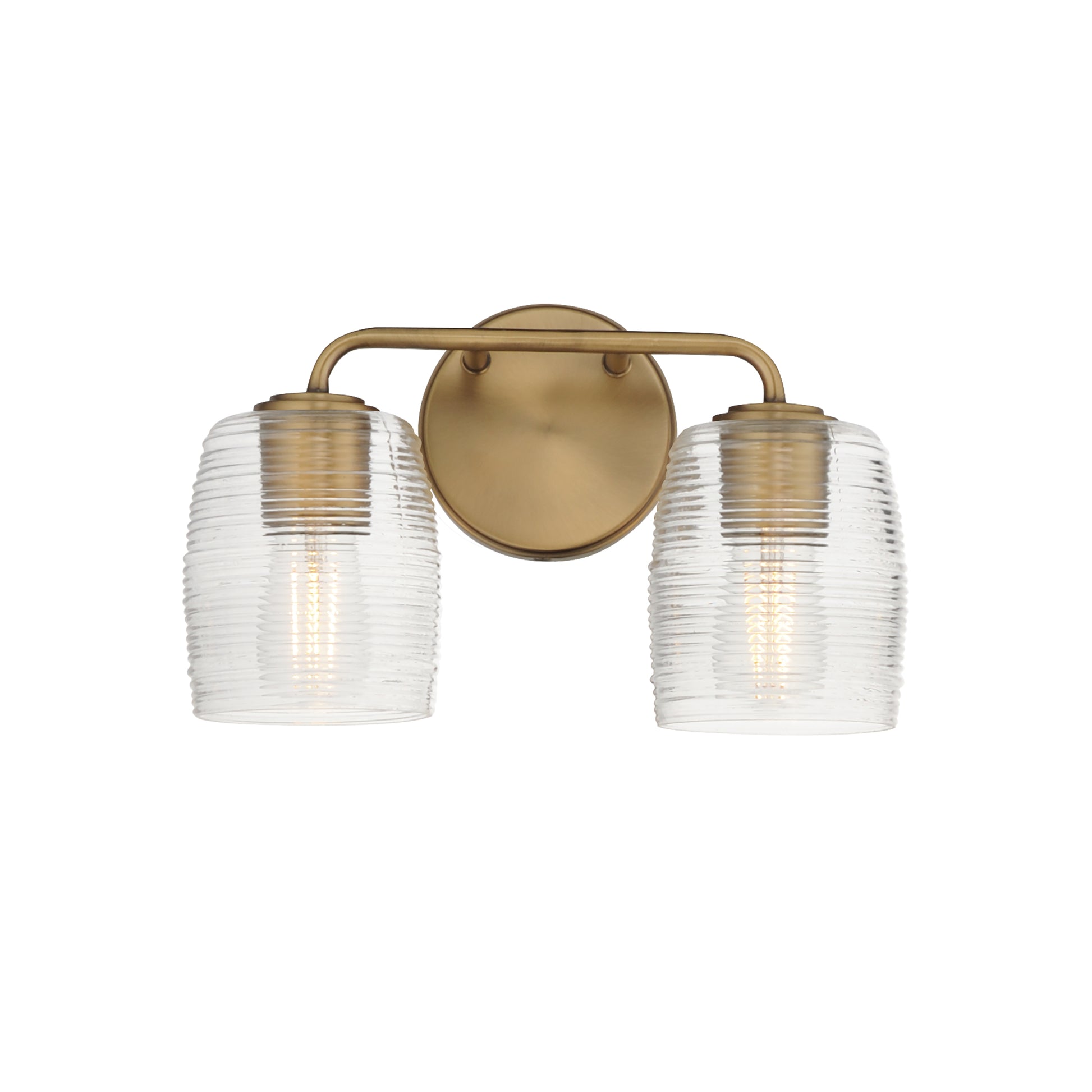 Honey 2-Light Sconce Natural Aged Brass by Maxim Lighting