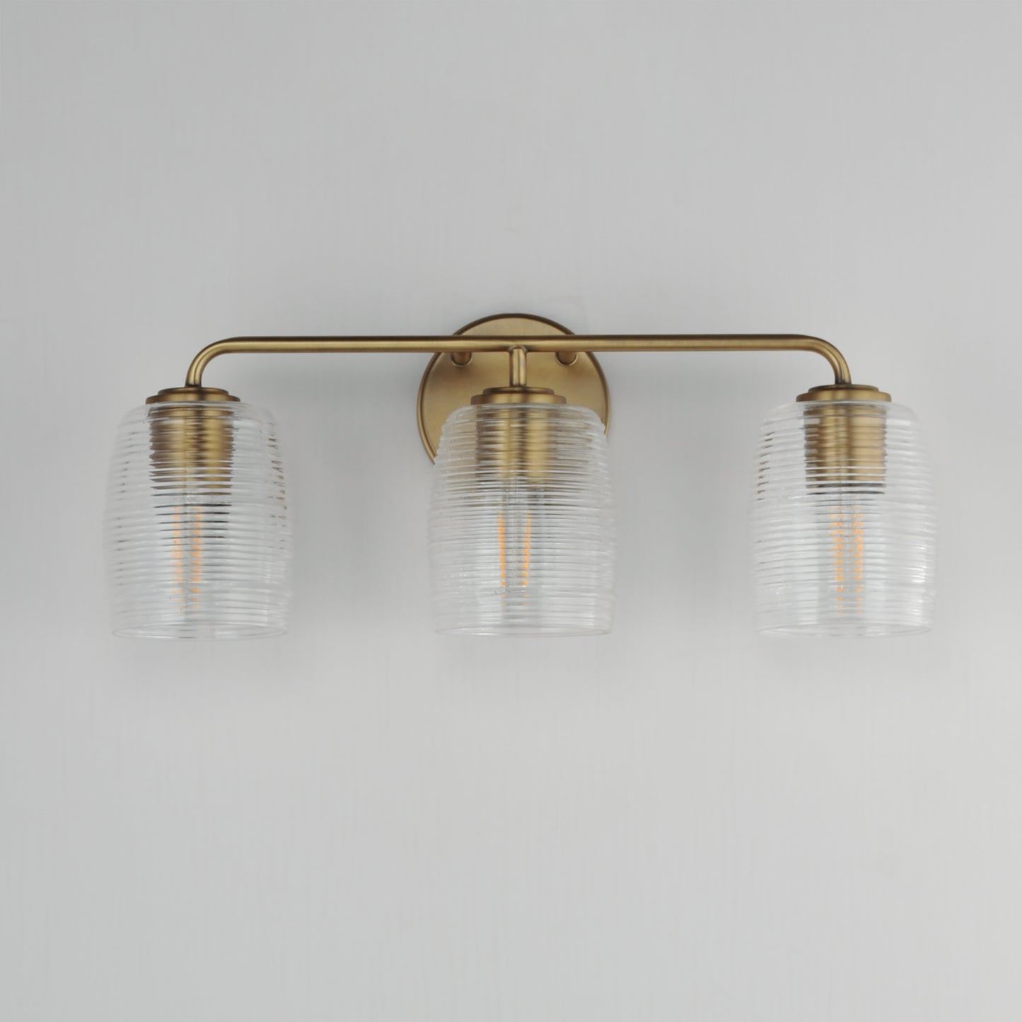 Honey 3-Light Bath Vanity Natural Aged Brass by Maxim Lighting
