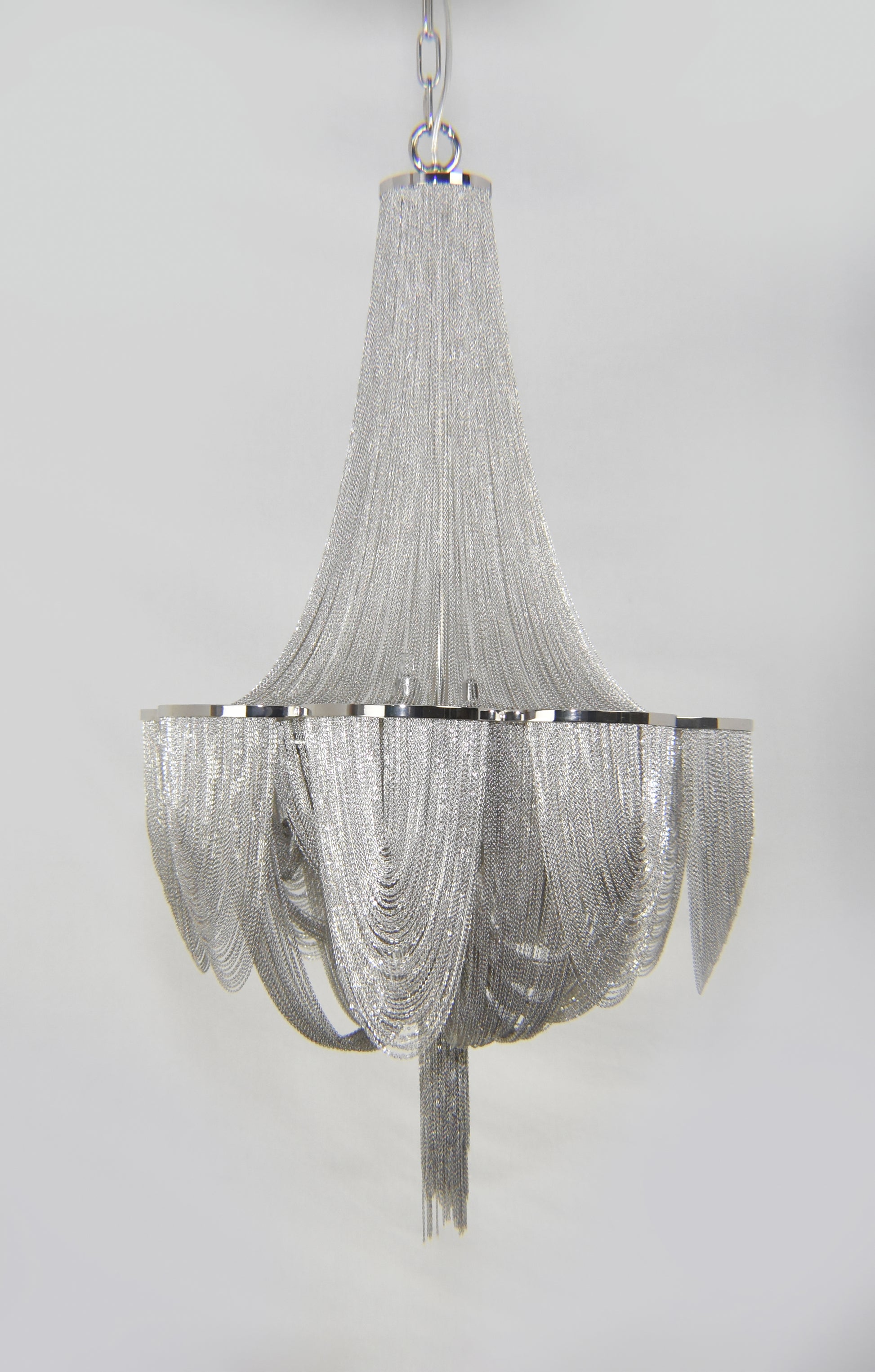 Chantilly 6-Light Chandelier Polished Nickel by Maxim Lighting