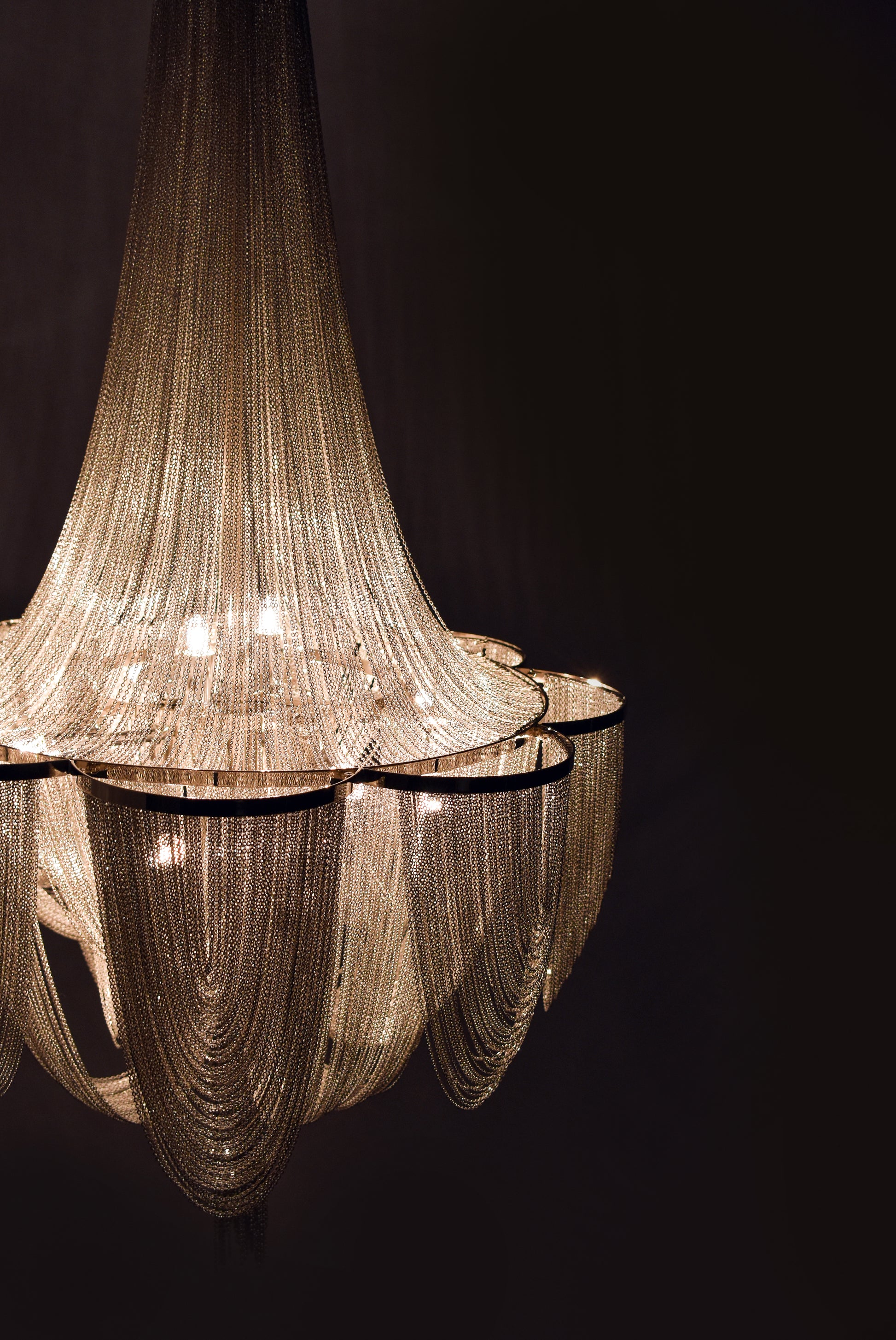 Chantilly 6-Light Chandelier Polished Nickel by Maxim Lighting
