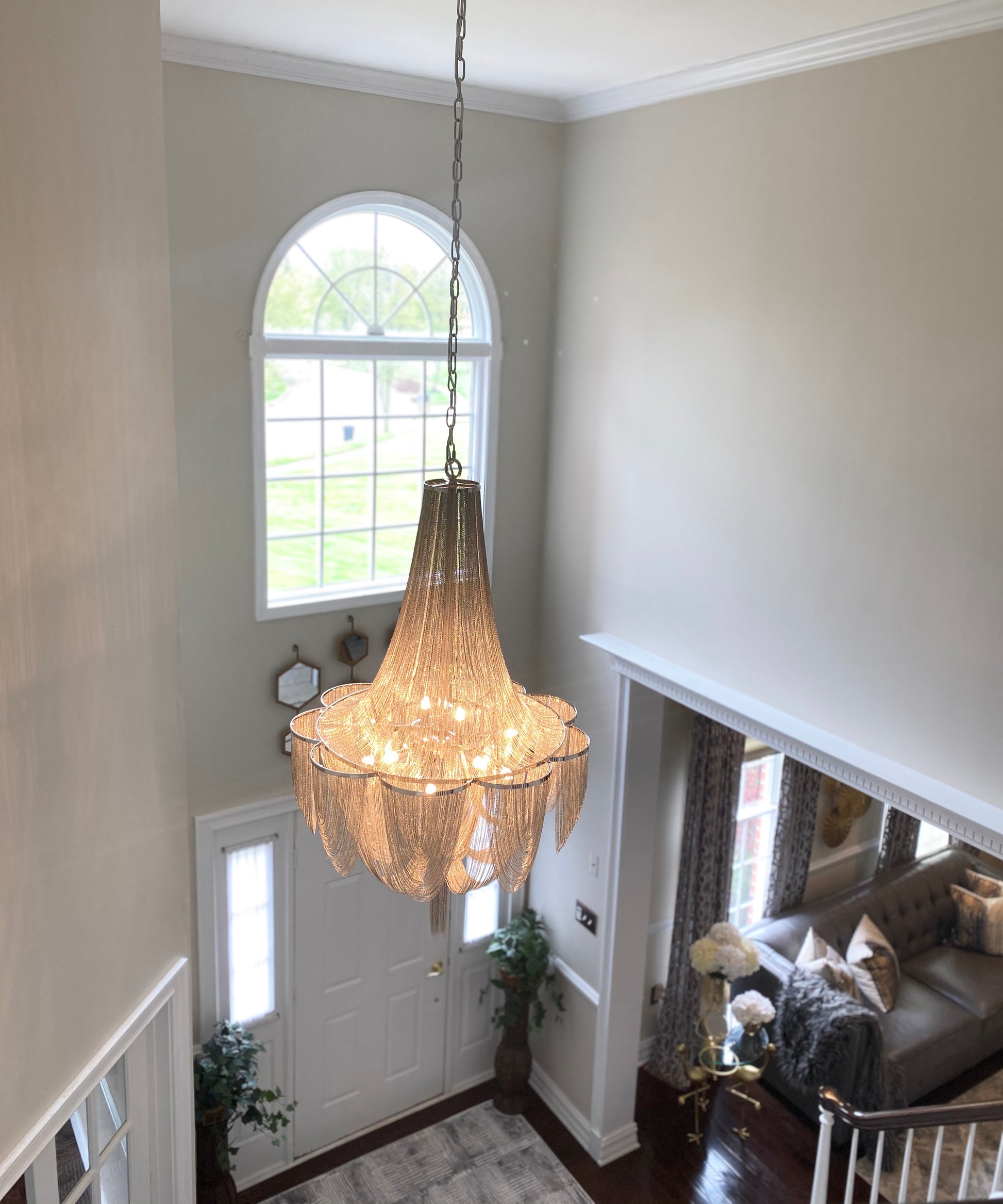 Chantilly 12-Light Chandelier Polished Nickel by Maxim Lighting