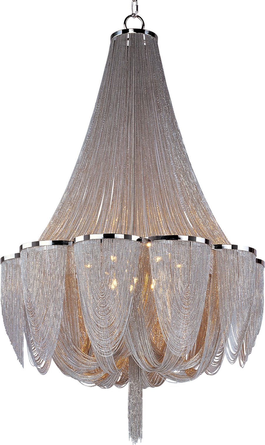 Chantilly 14-Light Chandelier Polished Nickel by Maxim Lighting