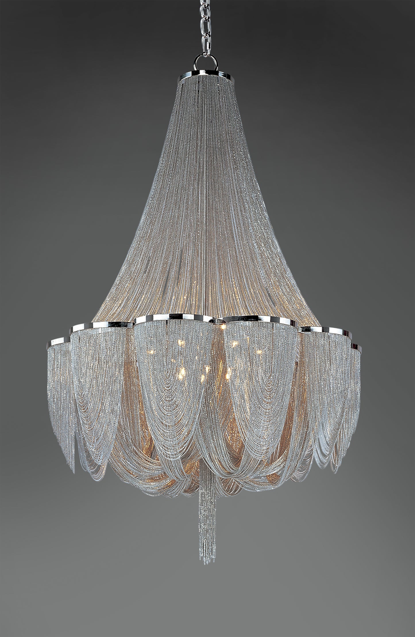 Chantilly 14-Light Chandelier Polished Nickel by Maxim Lighting