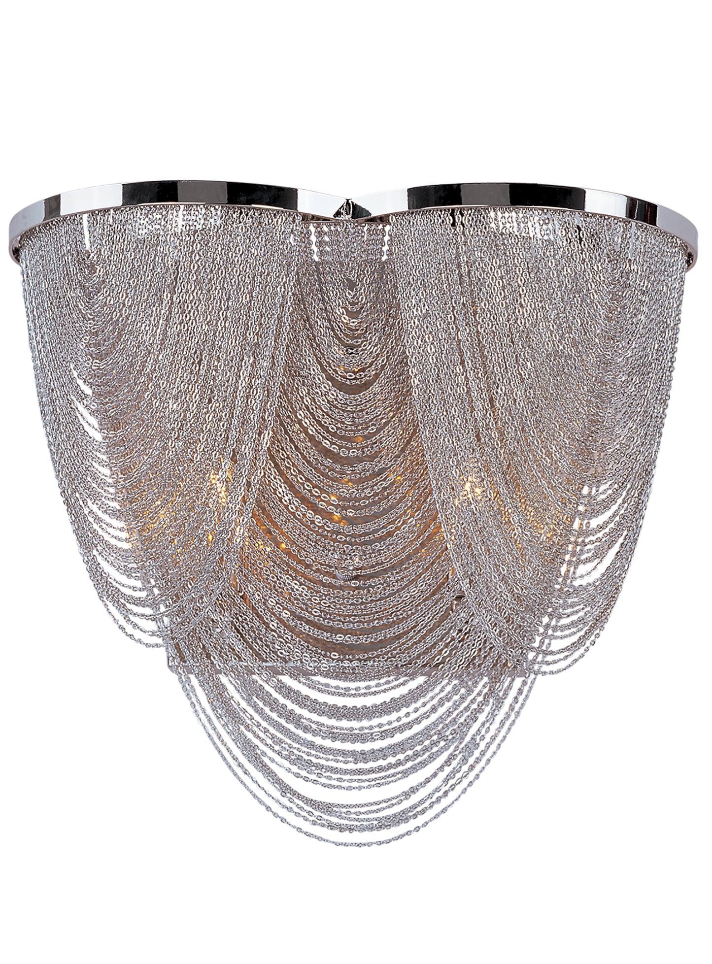 Chantilly 2-Light Wall Sconce Polished Nickel by Maxim Lighting