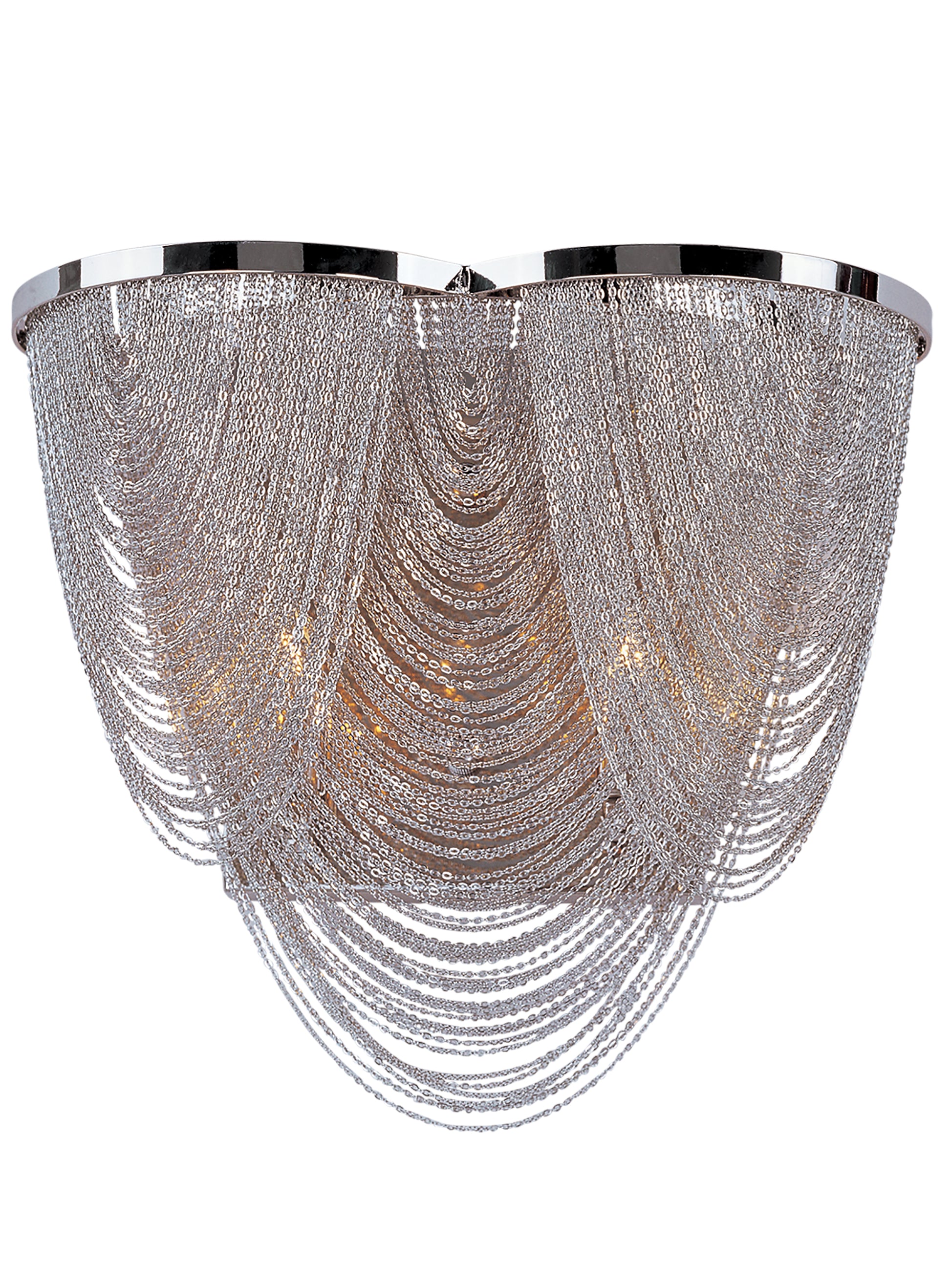 Chantilly 2-Light Wall Sconce Polished Nickel by Maxim Lighting