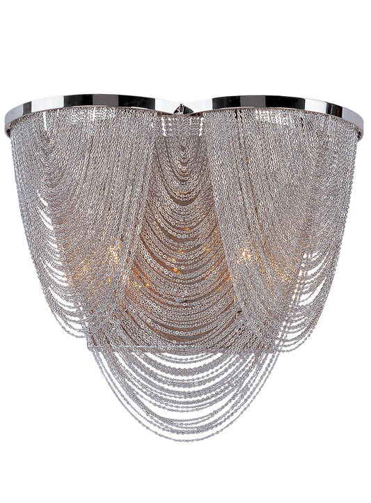 Chantilly 2-Light Wall Sconce Polished Nickel by Maxim Lighting