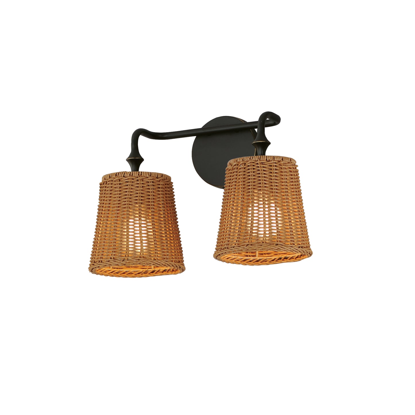 Baja 2-Light Sconce Dark Bronze by Maxim Lighting