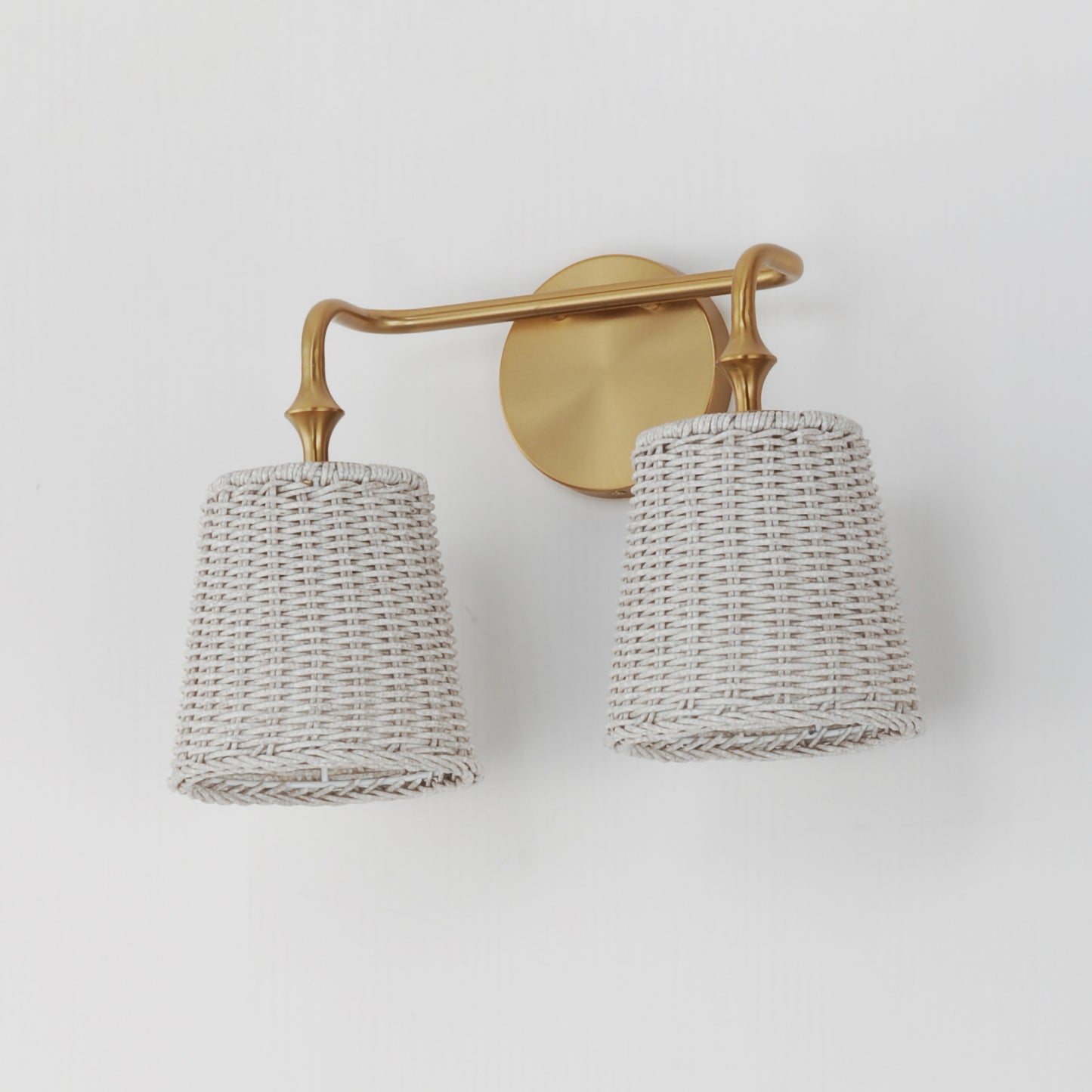 Baja 2-Light Sconce Natural Aged Brass by Maxim Lighting