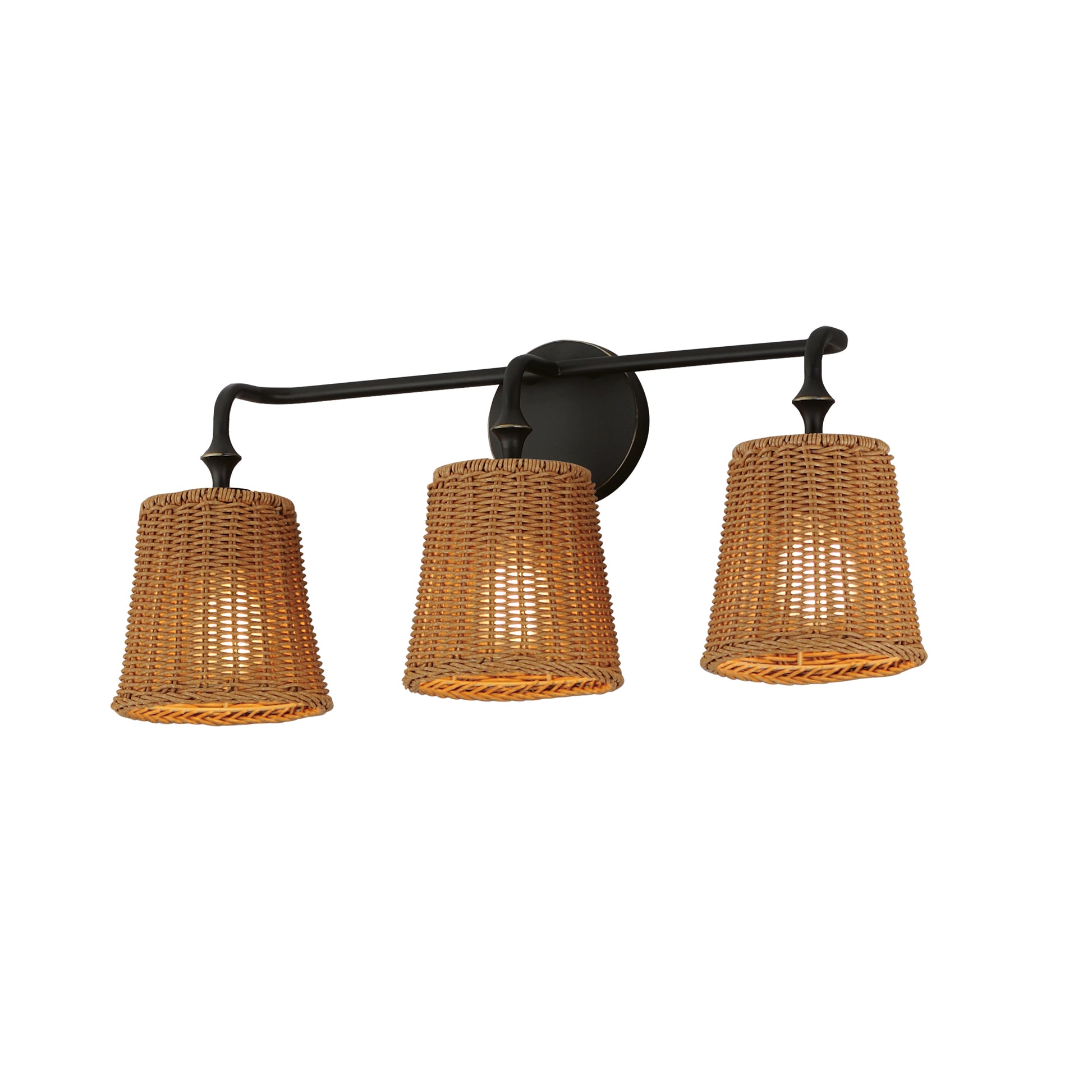 Baja 3-Light Bath Vanity Dark Bronze by Maxim Lighting