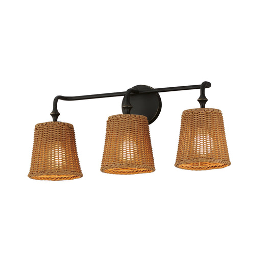 Baja 3-Light Bath Vanity Dark Bronze by Maxim Lighting