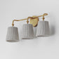 Baja 3-Light Bath Vanity Natural Aged Brass by Maxim Lighting