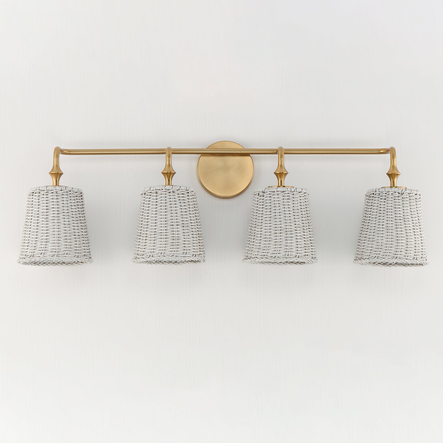 Baja 4-Light Bath Vanity Natural Aged Brass by Maxim Lighting