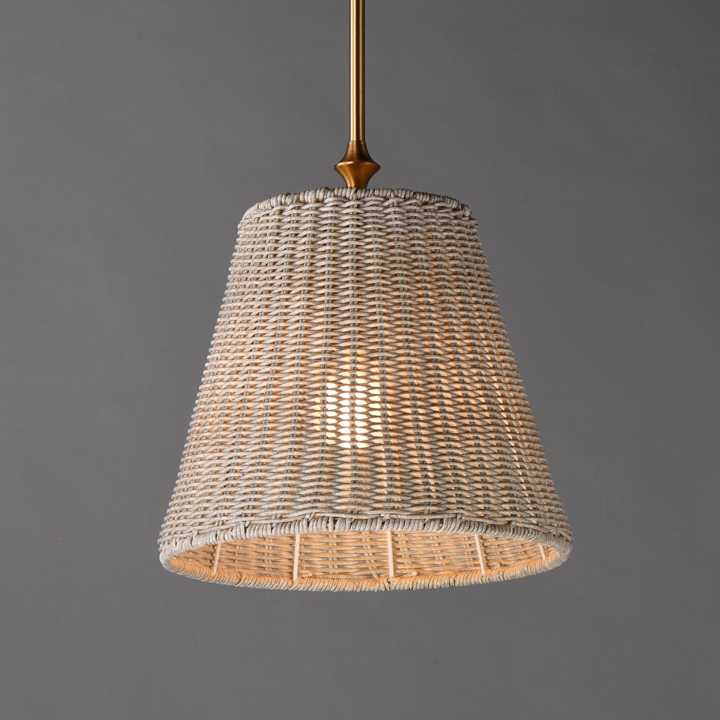 Baja 12" Pendant Natural Aged Brass by Maxim Lighting