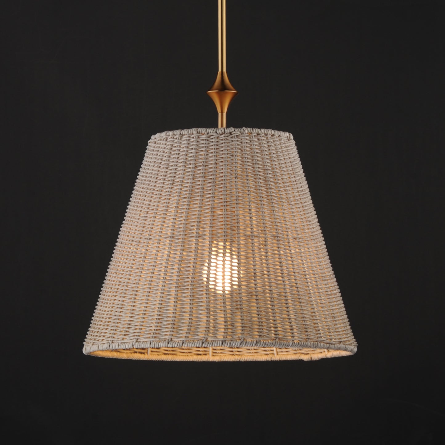 Baja 16" Pendant Natural Aged Brass by Maxim Lighting