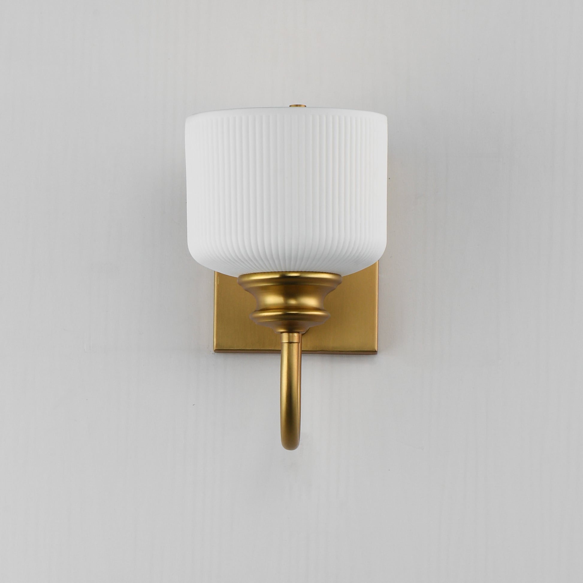 Bisque Wall Sconce Natural Aged Brass by Maxim Lighting