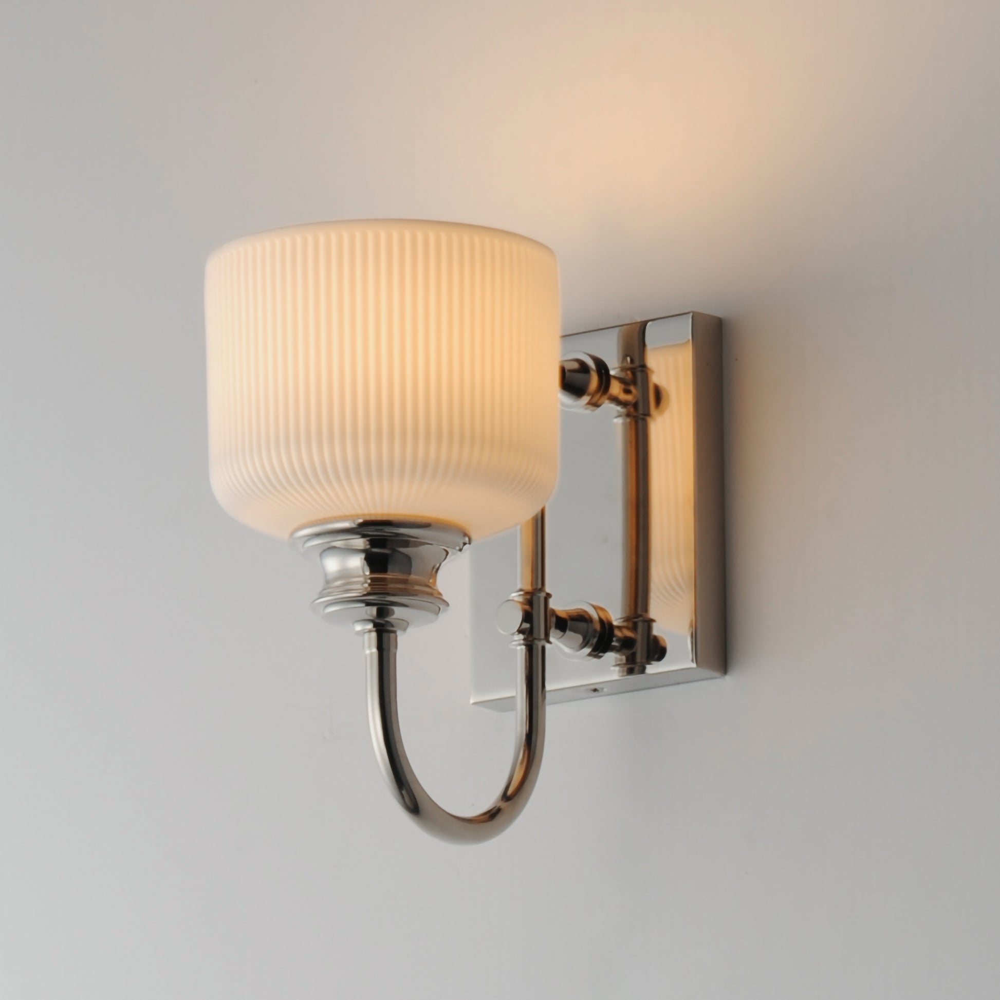 Bisque Wall Sconce Polished Nickel by Maxim Lighting