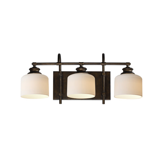 Bisque 3-Light Bath Vanity Oil Rubbed Bronze by Maxim Lighting
