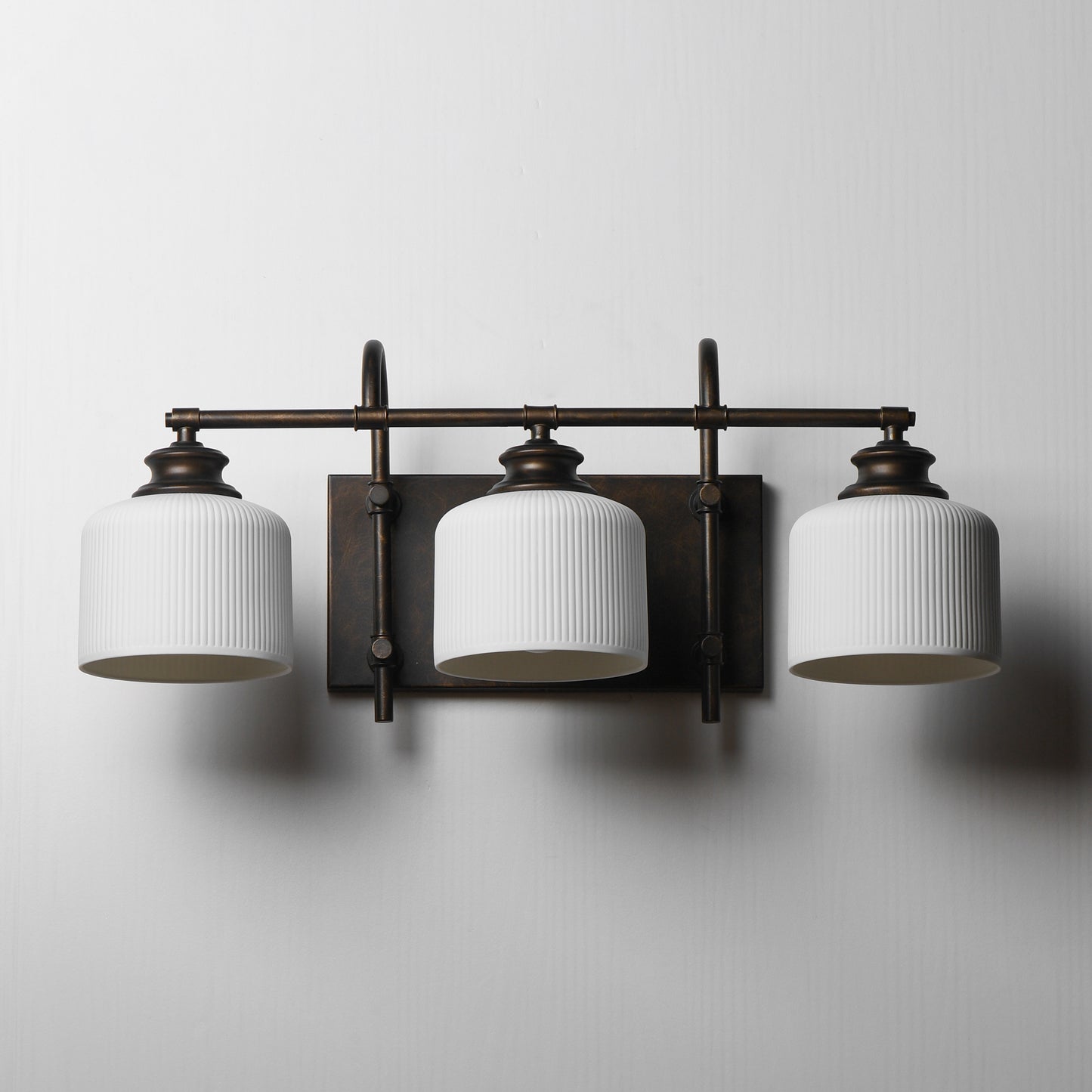 Bisque 3-Light Bath Vanity Oil Rubbed Bronze by Maxim Lighting