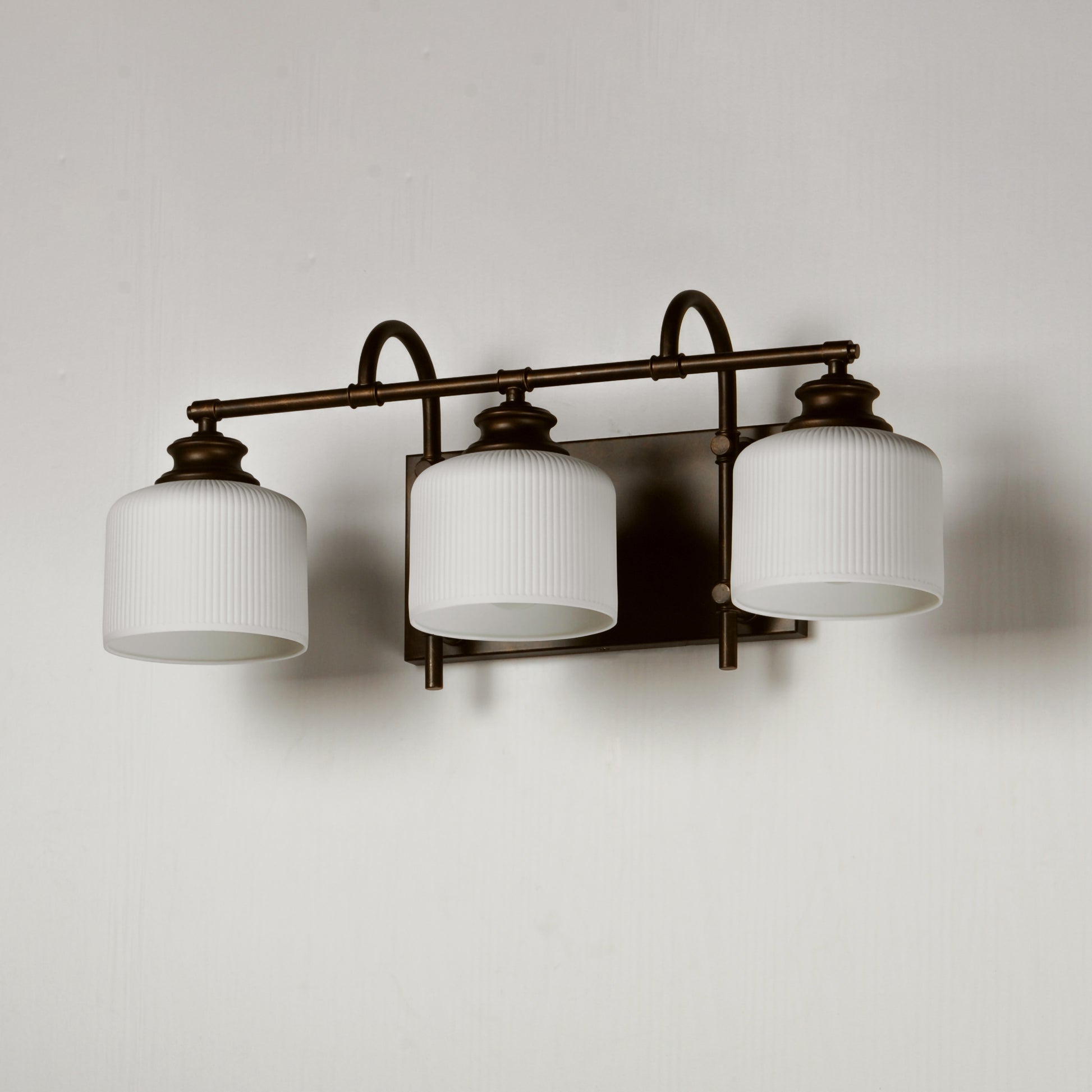Bisque 3-Light Bath Vanity Oil Rubbed Bronze by Maxim Lighting