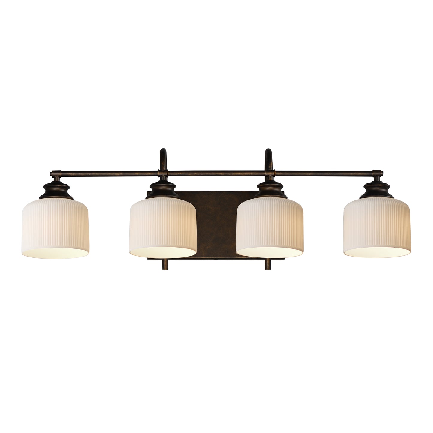 Bisque 4-Light Bath Vanity Oil Rubbed Bronze by Maxim Lighting
