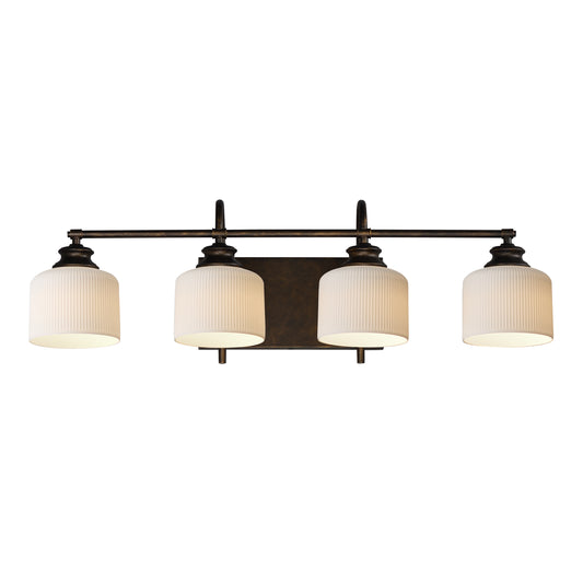 Bisque 4-Light Bath Vanity Oil Rubbed Bronze by Maxim Lighting