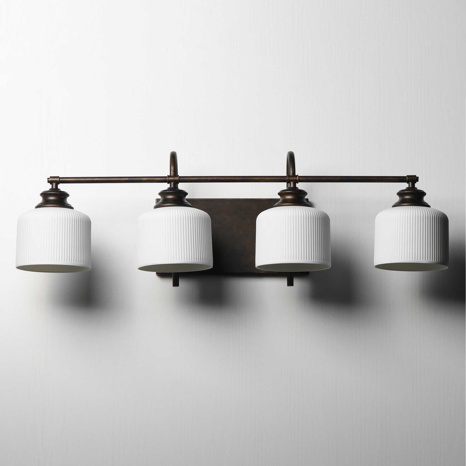 Bisque 4-Light Bath Vanity Oil Rubbed Bronze by Maxim Lighting