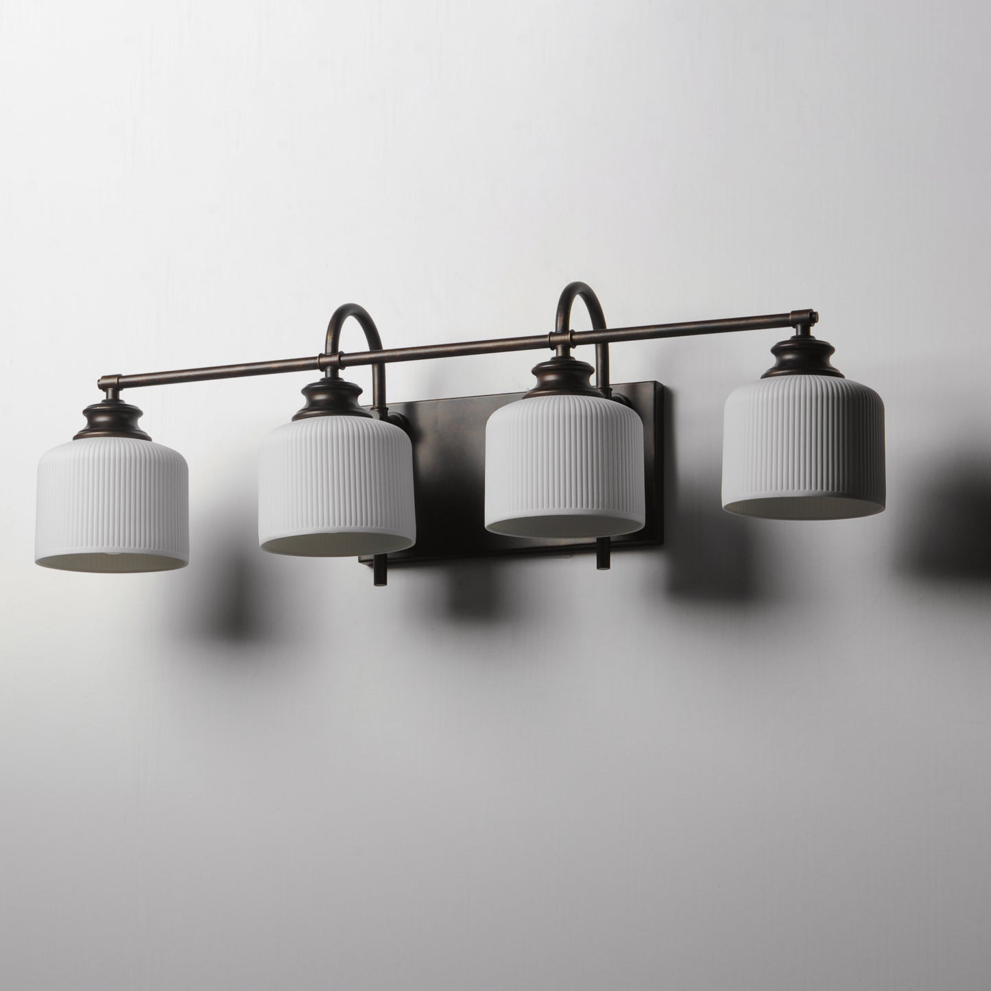 Bisque 4-Light Bath Vanity Oil Rubbed Bronze by Maxim Lighting