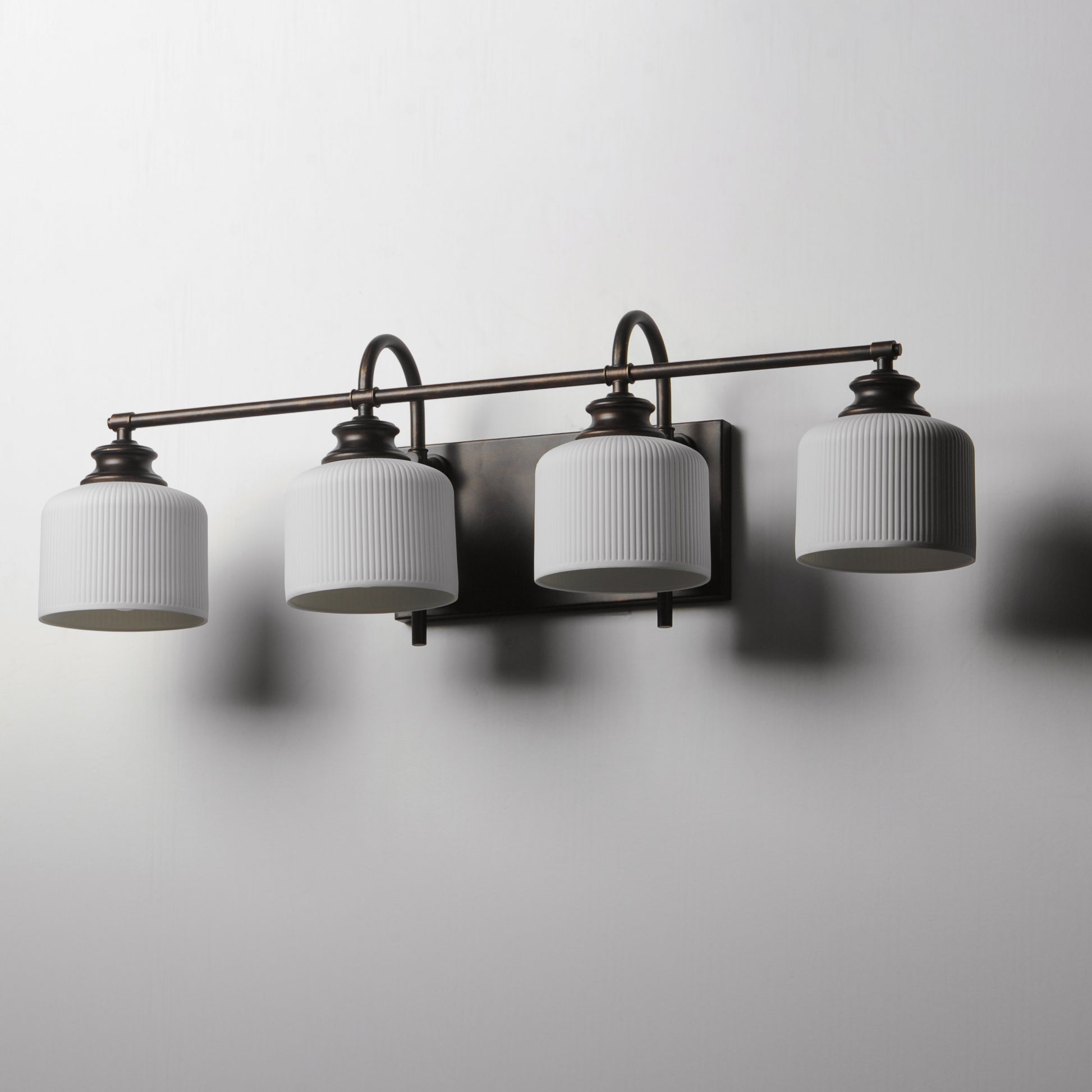 Bisque 4-Light Bath Vanity Oil Rubbed Bronze by Maxim Lighting