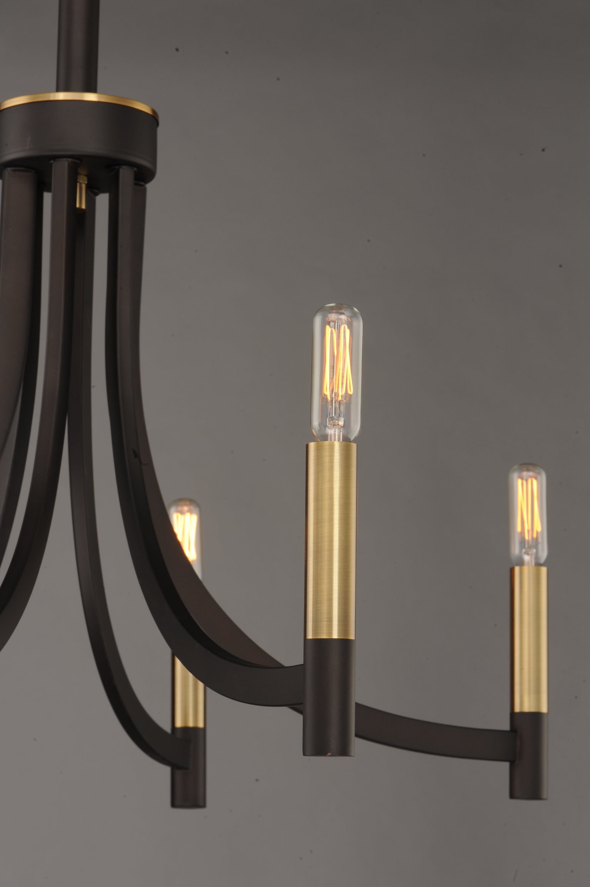 Lyndon 6-Light Chandelier Bronze/Antique Brass by Maxim Lighting