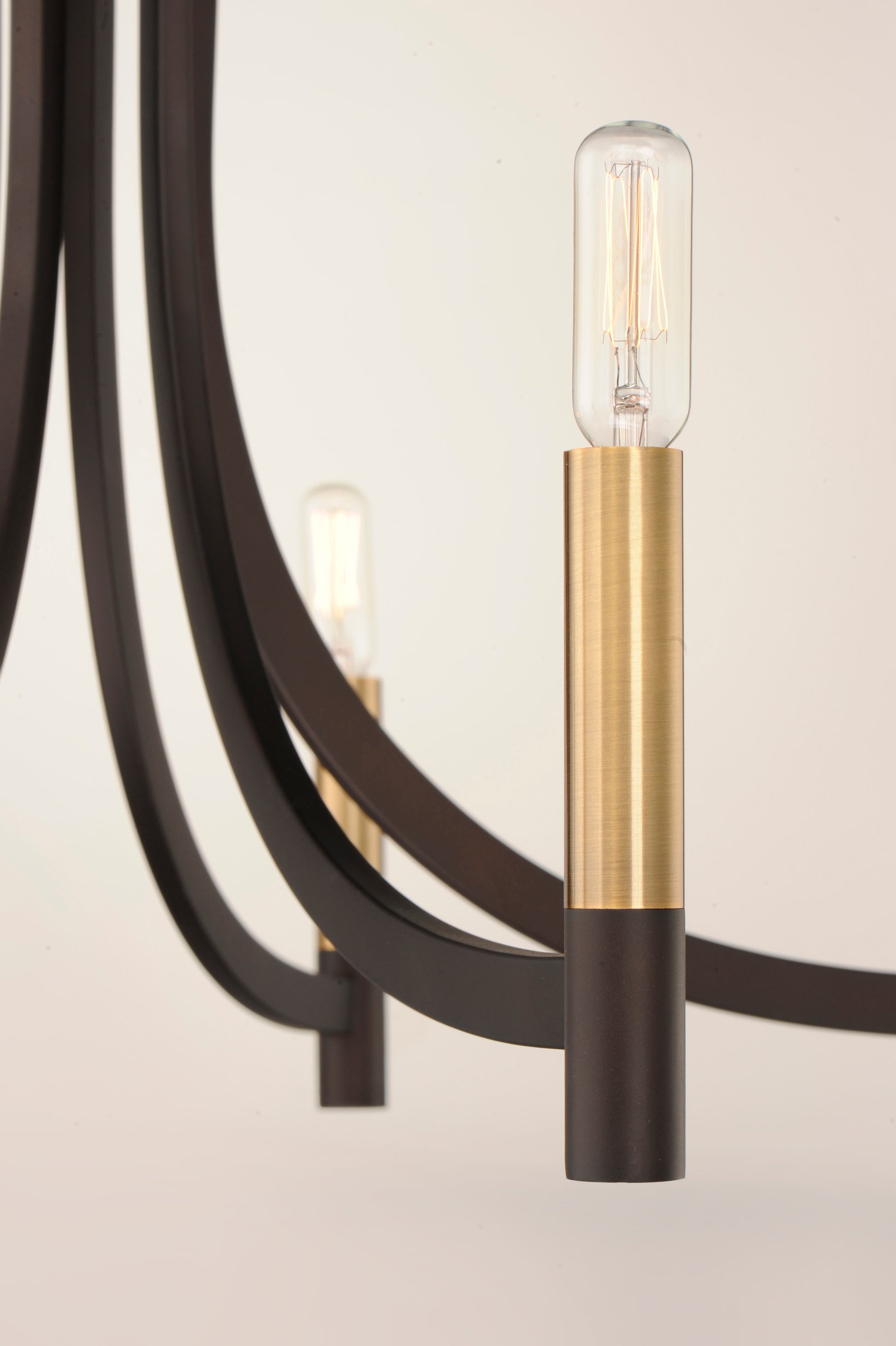 Lyndon 6-Light Chandelier Bronze/Antique Brass by Maxim Lighting