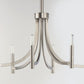 Lyndon 6-Light Chandelier Satin Nickel by Maxim Lighting