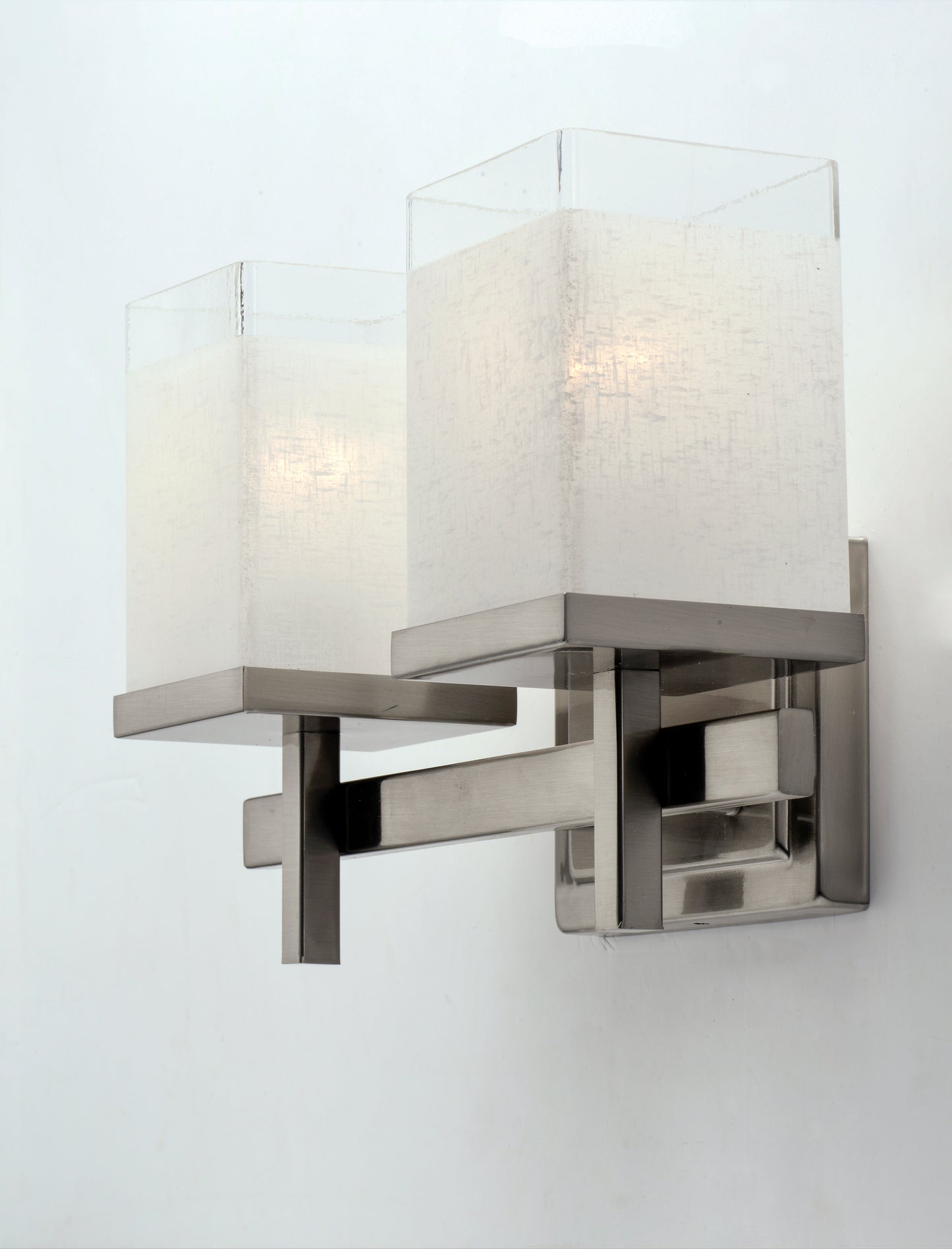 Tetra 2-Light Bath Vanity Satin Nickel by Maxim Lighting