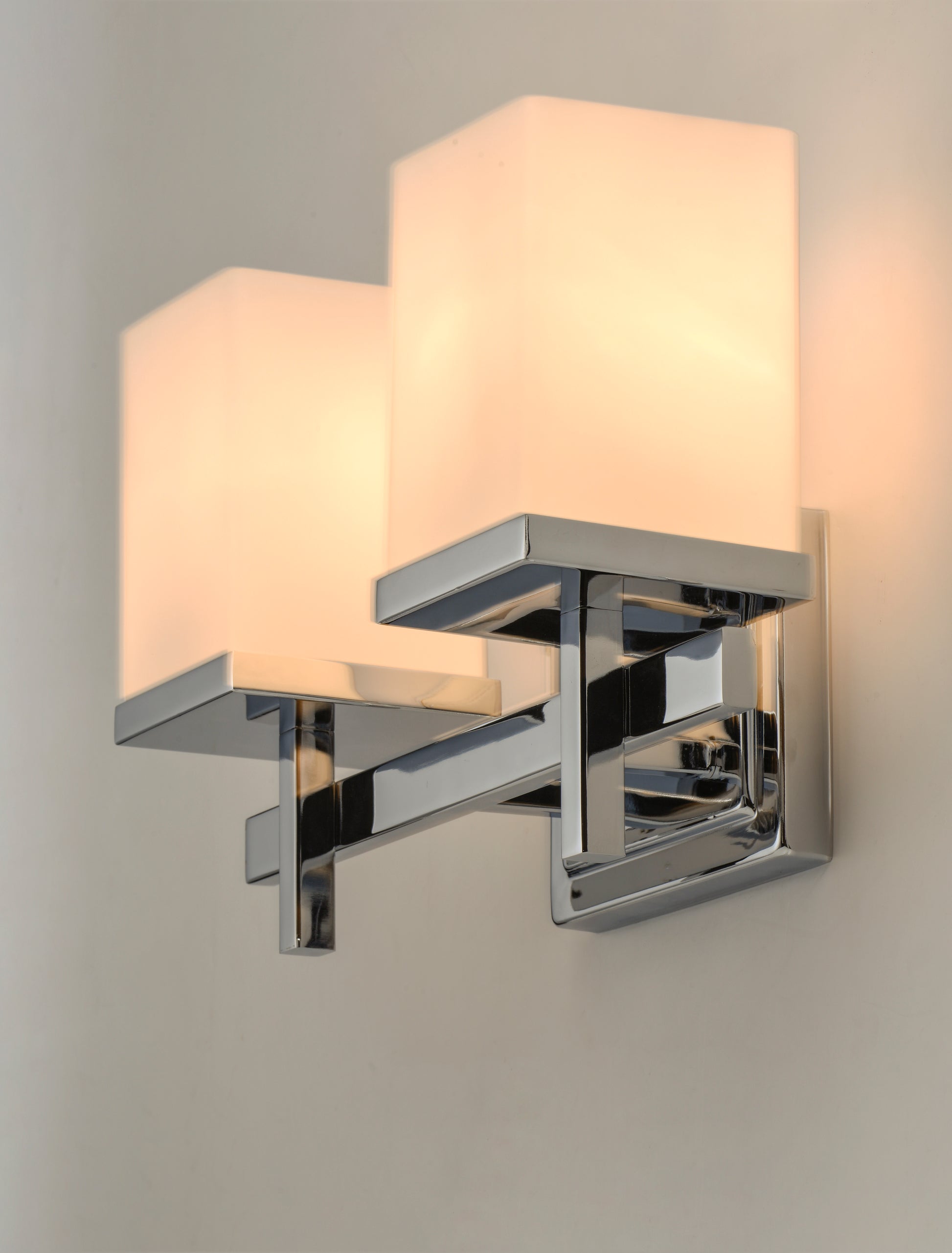Tetra 2-Light Bath Vanity Polished Chrome by Maxim Lighting