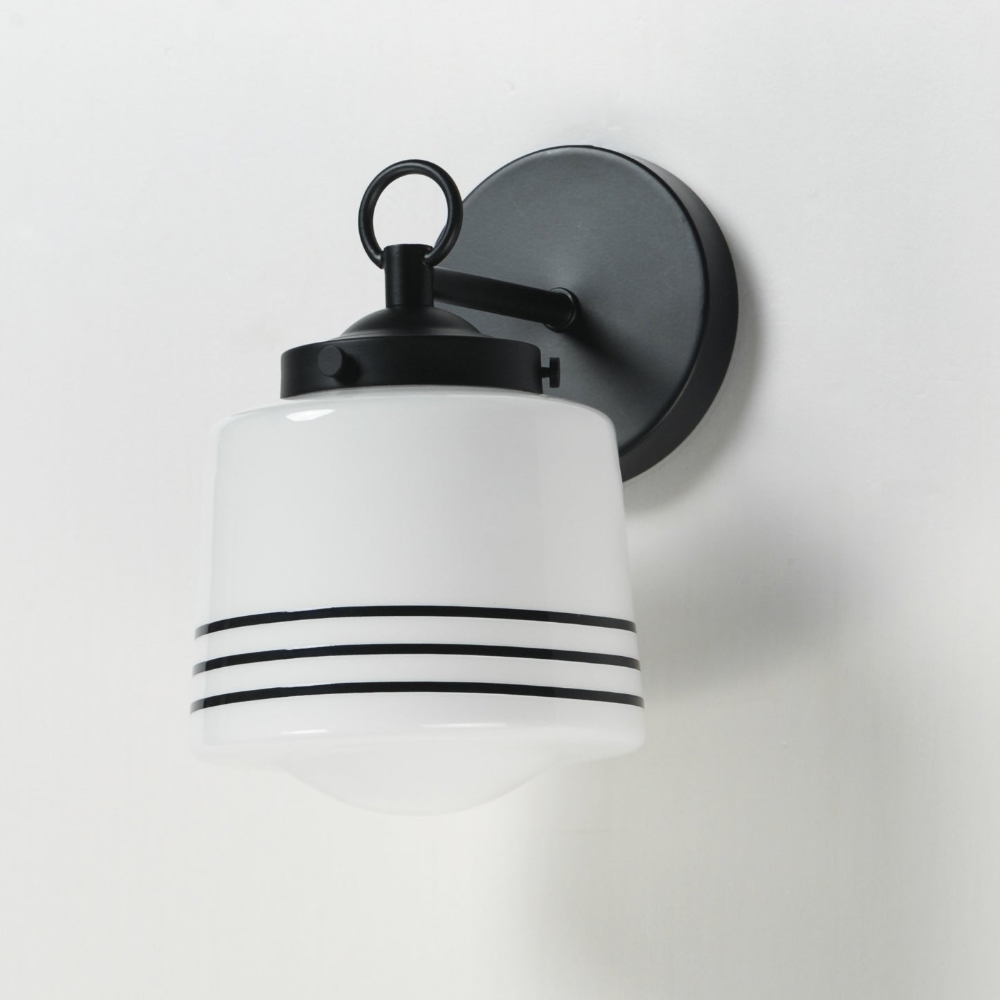 Eureka Wall Scone Black by Maxim Lighting