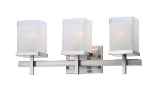 Tetra 3-Light Bath Vanity Satin Nickel by Maxim Lighting