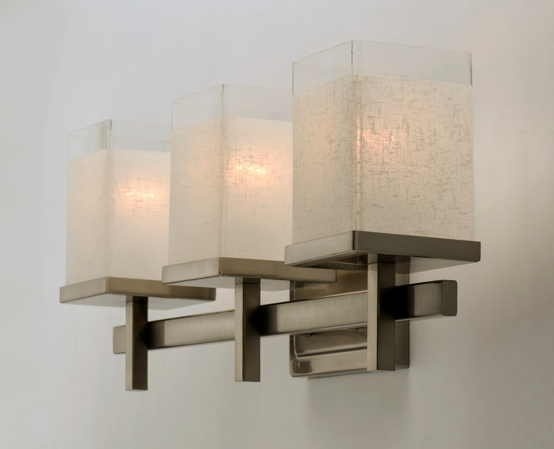 Tetra 3-Light Bath Vanity Satin Nickel by Maxim Lighting