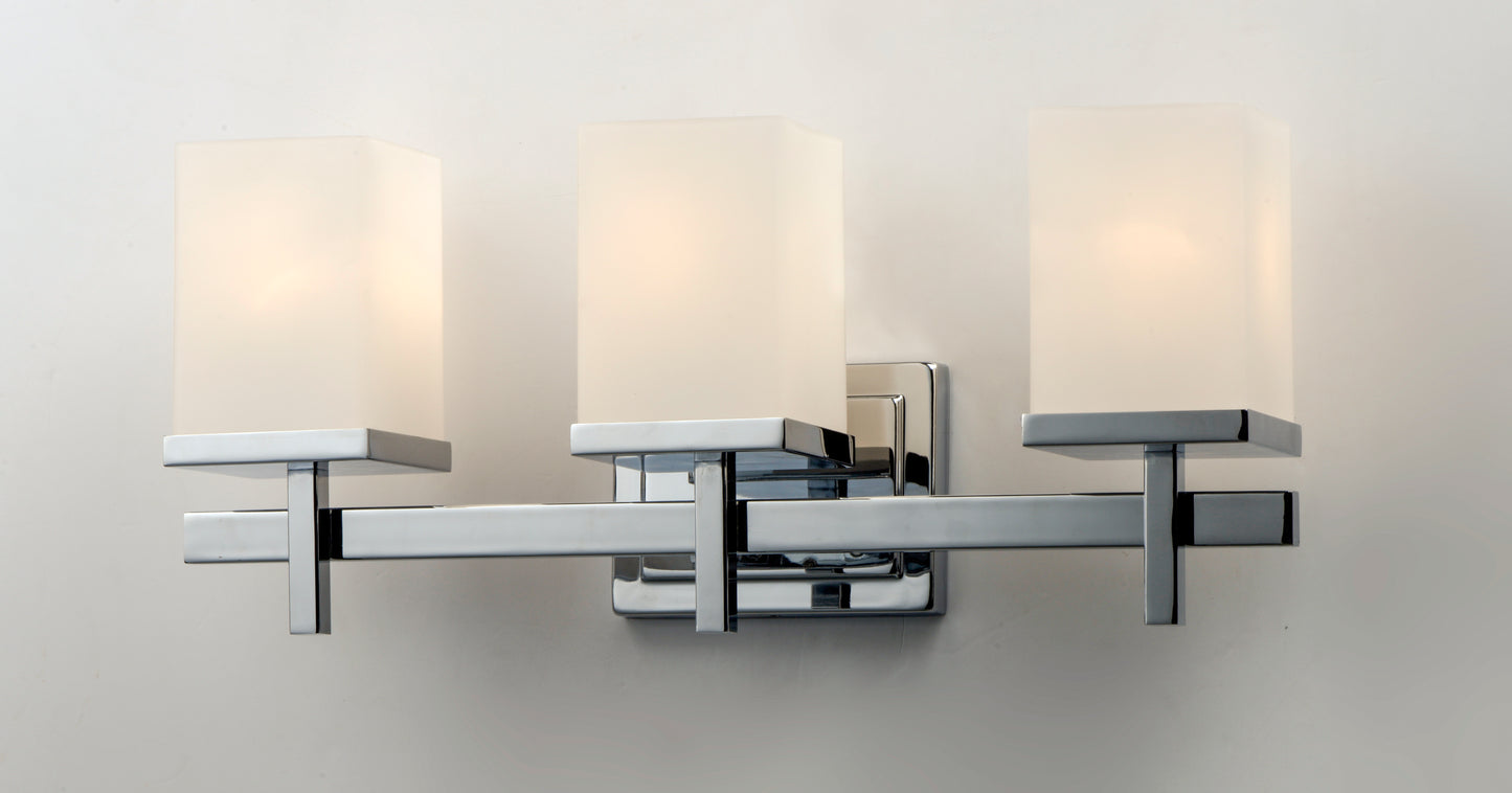 Tetra 3-Light Bath Vanity Polished Chrome by Maxim Lighting