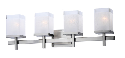 Tetra 4-Light Bath Vanity Satin Nickel by Maxim Lighting