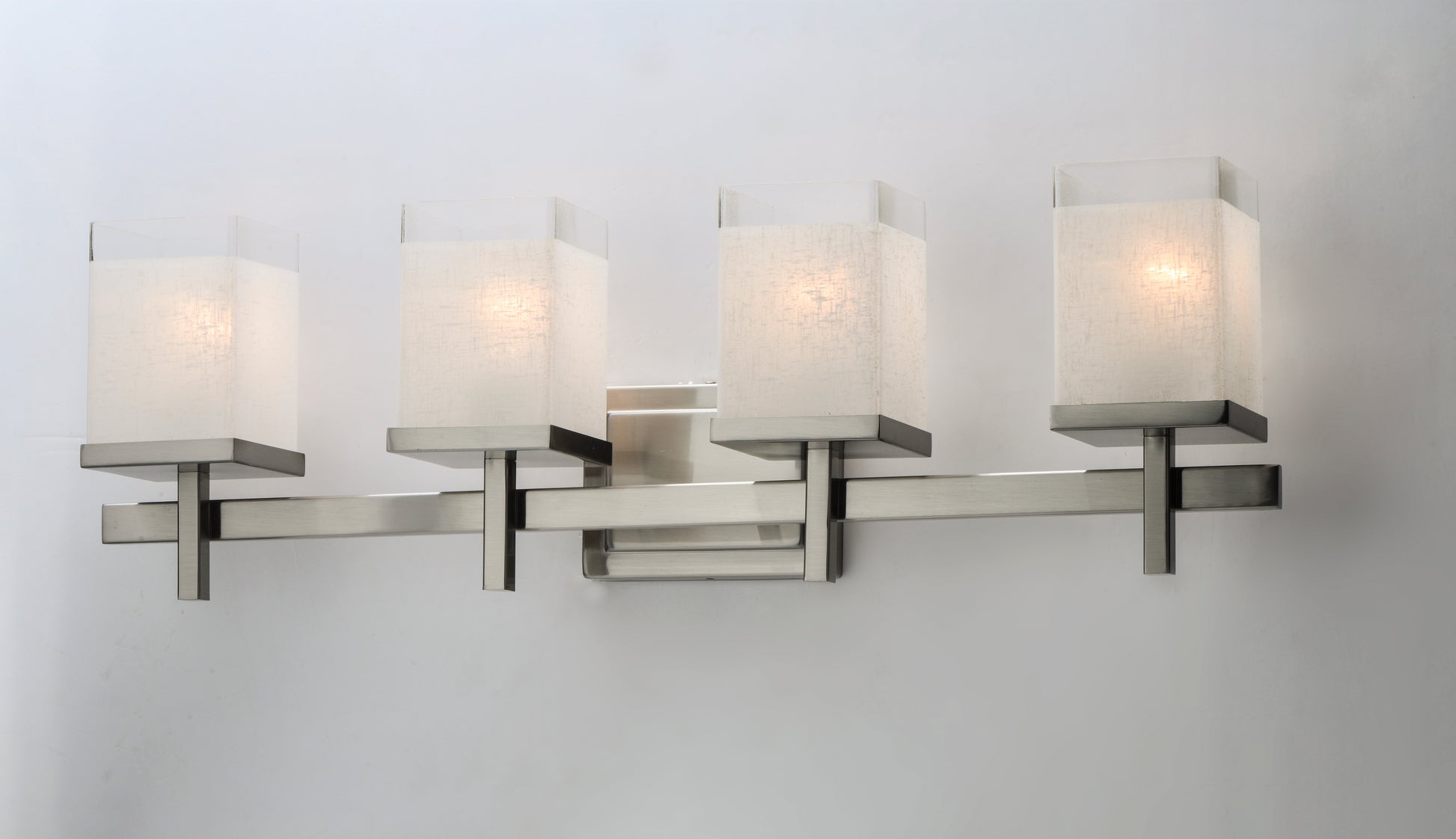 Tetra 4-Light Bath Vanity Satin Nickel by Maxim Lighting