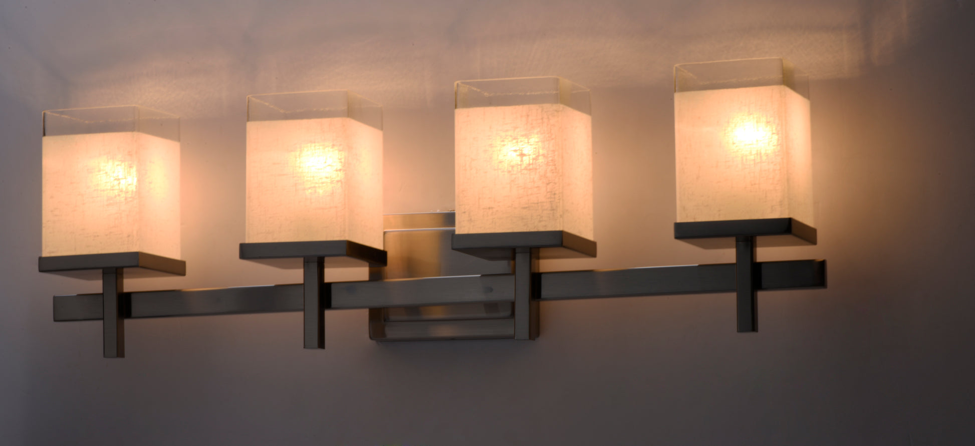 Tetra 4-Light Bath Vanity Satin Nickel by Maxim Lighting