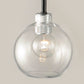 Vessel Mini Pendant Black/Brushed Aluminum by Maxim Lighting
