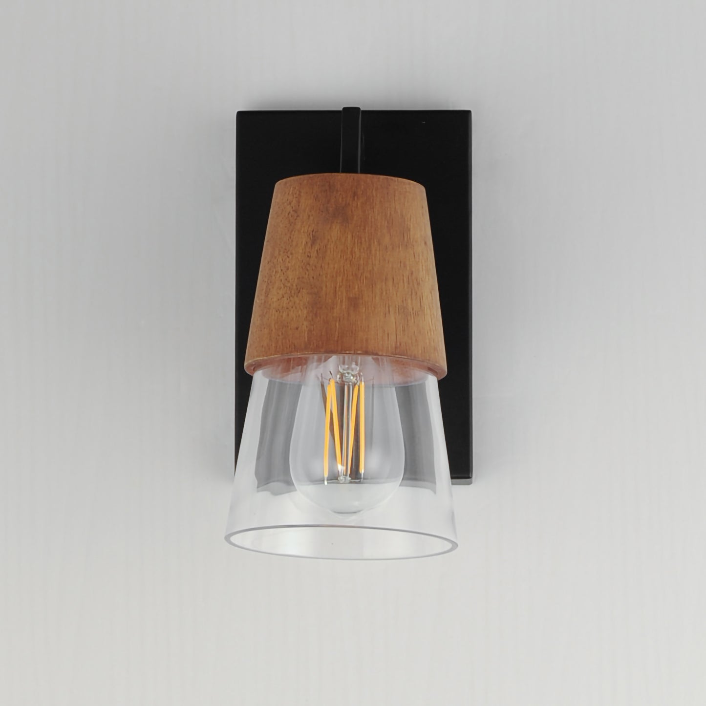 Carpenter Bath Vanity Walnut/Black by Maxim Lighting