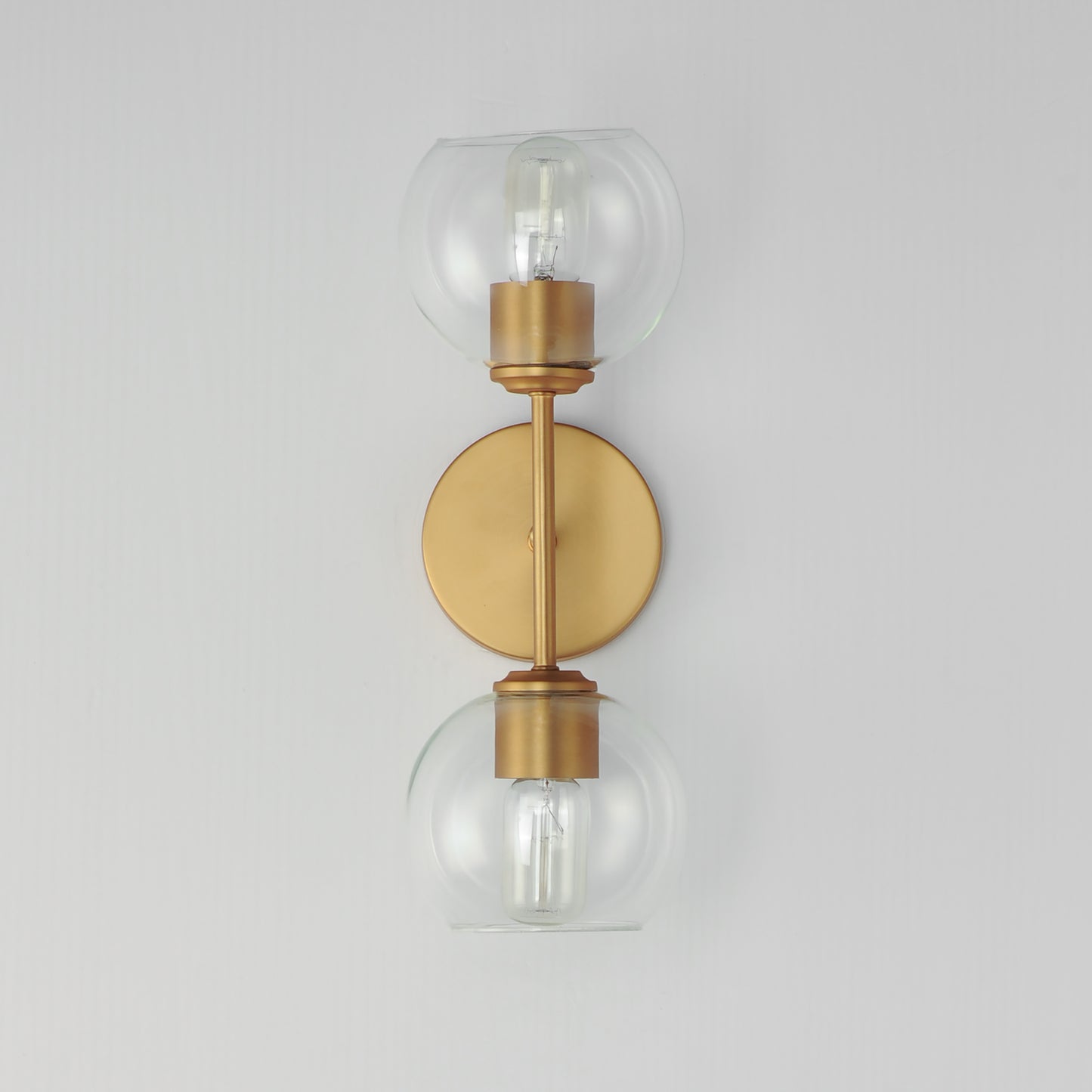 Knox 2-Light Wall Sconce Natural Aged Brass by Maxim Lighting