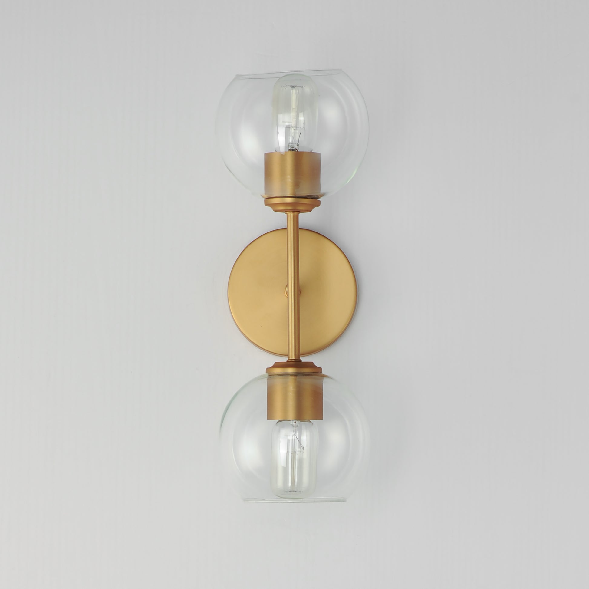 Knox 2-Light Wall Sconce Natural Aged Brass by Maxim Lighting